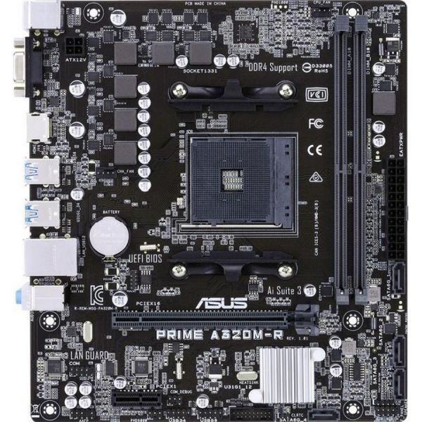 Материнская плата ASUS PRIME A320M-R-SI