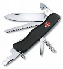 Нож туристический Victorinox Forester 0.8363.3 111мм с фиксатором лезвия 12 функций черный