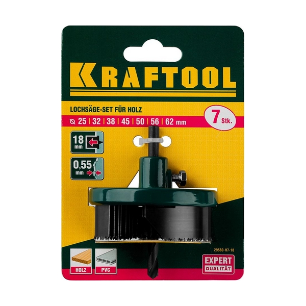 Пильный диск Kraftool 29580-H7-18 комплект (6 ATB)