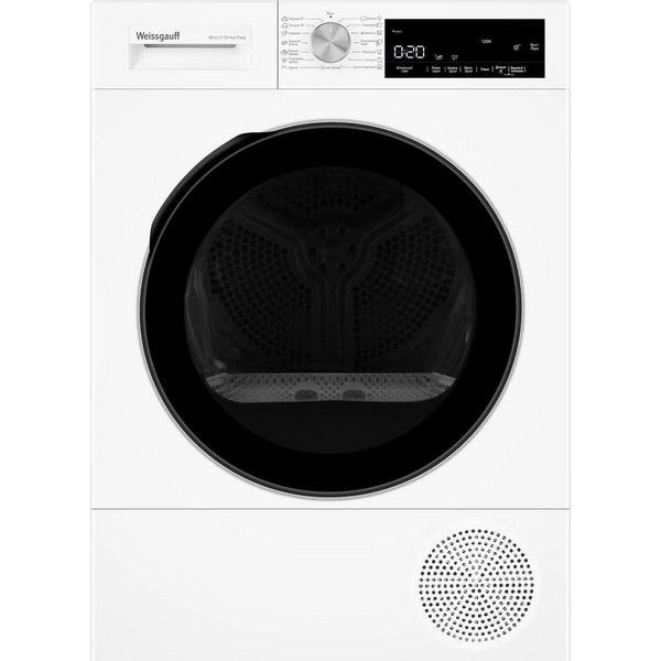 Сушильная машина Weissgauff WD 63121 DS Heat Pump белый