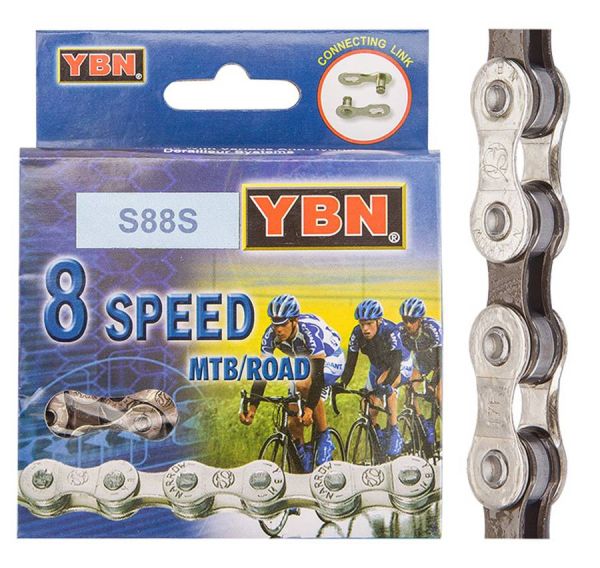 Цепь велосипедная YBN S88 116 звеньев